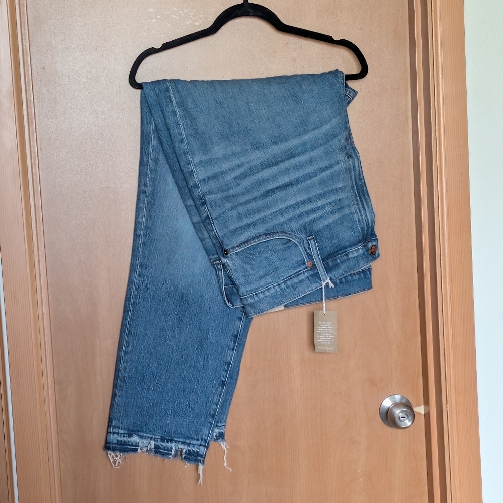 Madewell High Rise Slim Crop Boyjean Denim